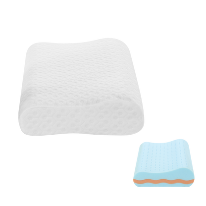 Lunessa Adaptum – Adjustable Gel Memory Foam Kissen | 3-Layer Komfort