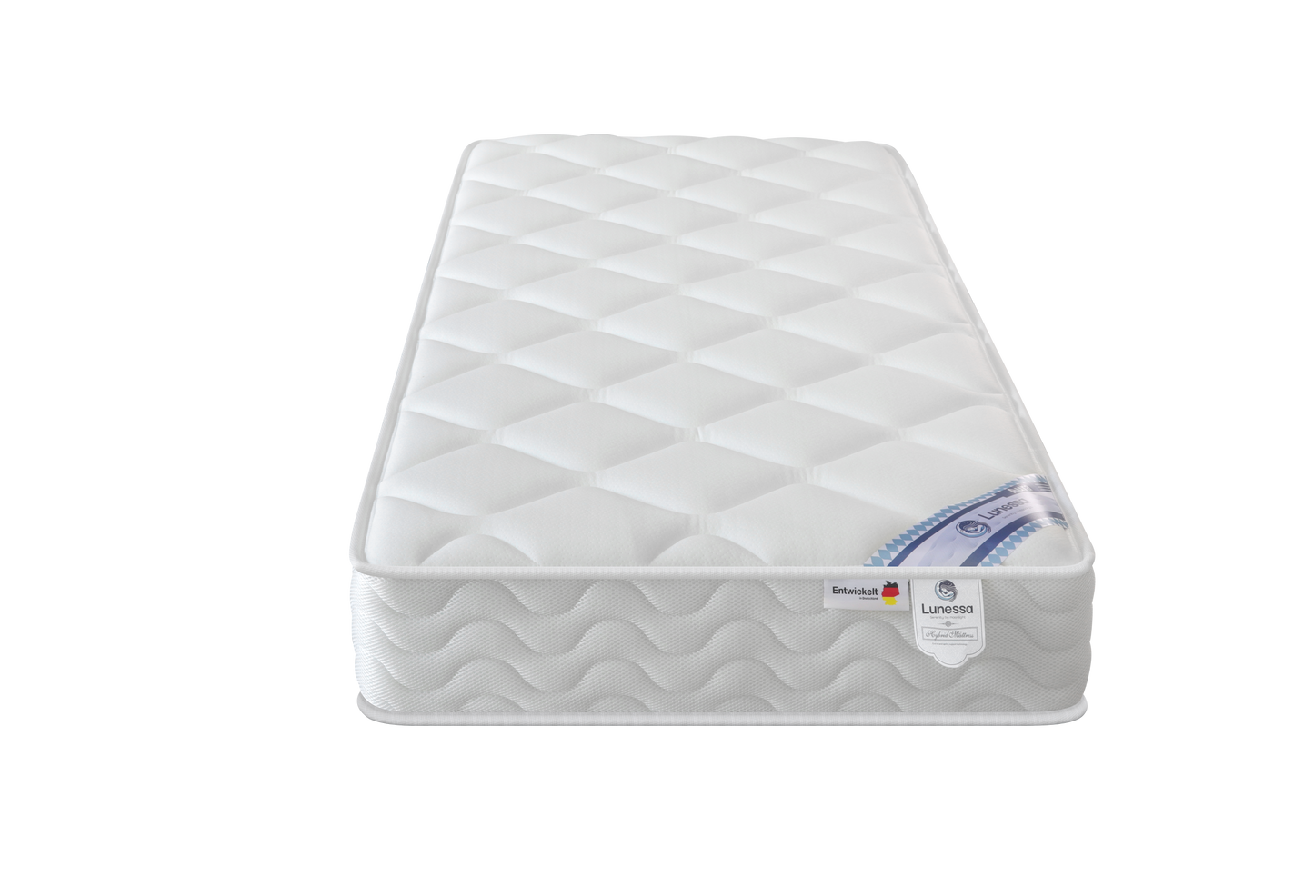 Lunessa Aura – Leichte Hybridmatratze mit 7-Zonen-Stütze & Belüftungssystem