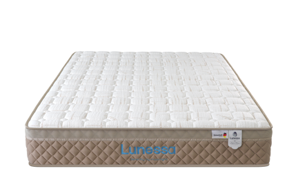 Orthopädische Luxus-Hybridmatratze für Rückenschläfer & Paare – Lunessa Sapphire mit 800 Taschenfedern & Kupferbezug
