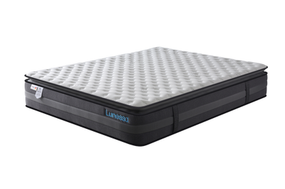 Lunessa Zenith – Premium Hybridmatratze mit Gel-Memory, Pillow-Top & AntiStress-Effekt