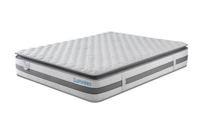 Lunessa Zenith – Premium Hybridmatratze mit Gel-Memory, Pillow-Top & AntiStress-Effekt
